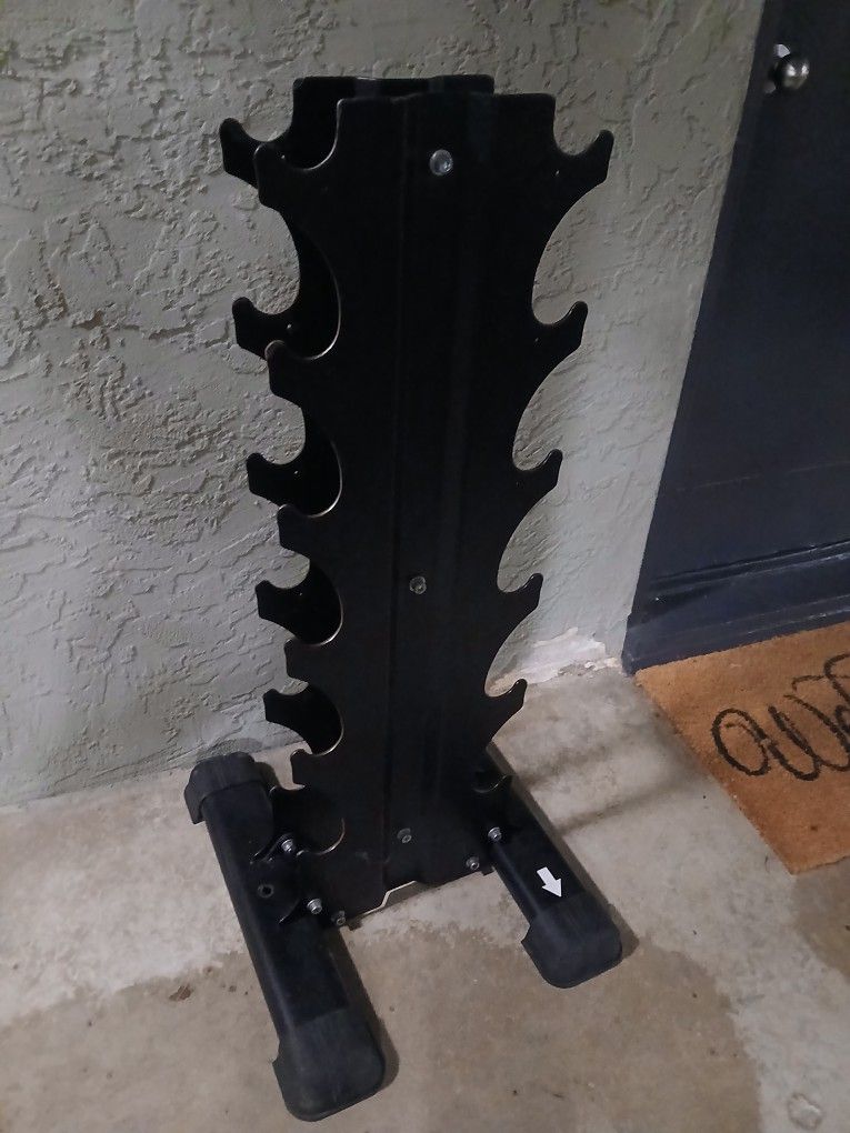 very solid dumbell rack$60firm