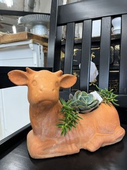 Cow Planter Cermaic Cow Succulent