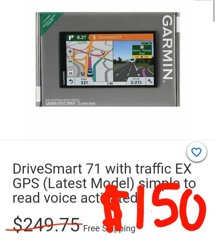DriveSmart  71 Traffic EX GPS