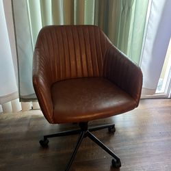 Leather Desk Chair Adjustable