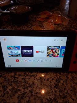 Nintendo switch system with games