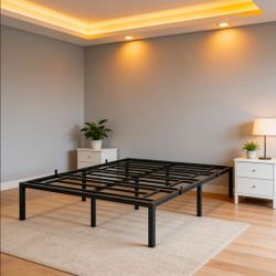 14inch Full Bed Frame, Black