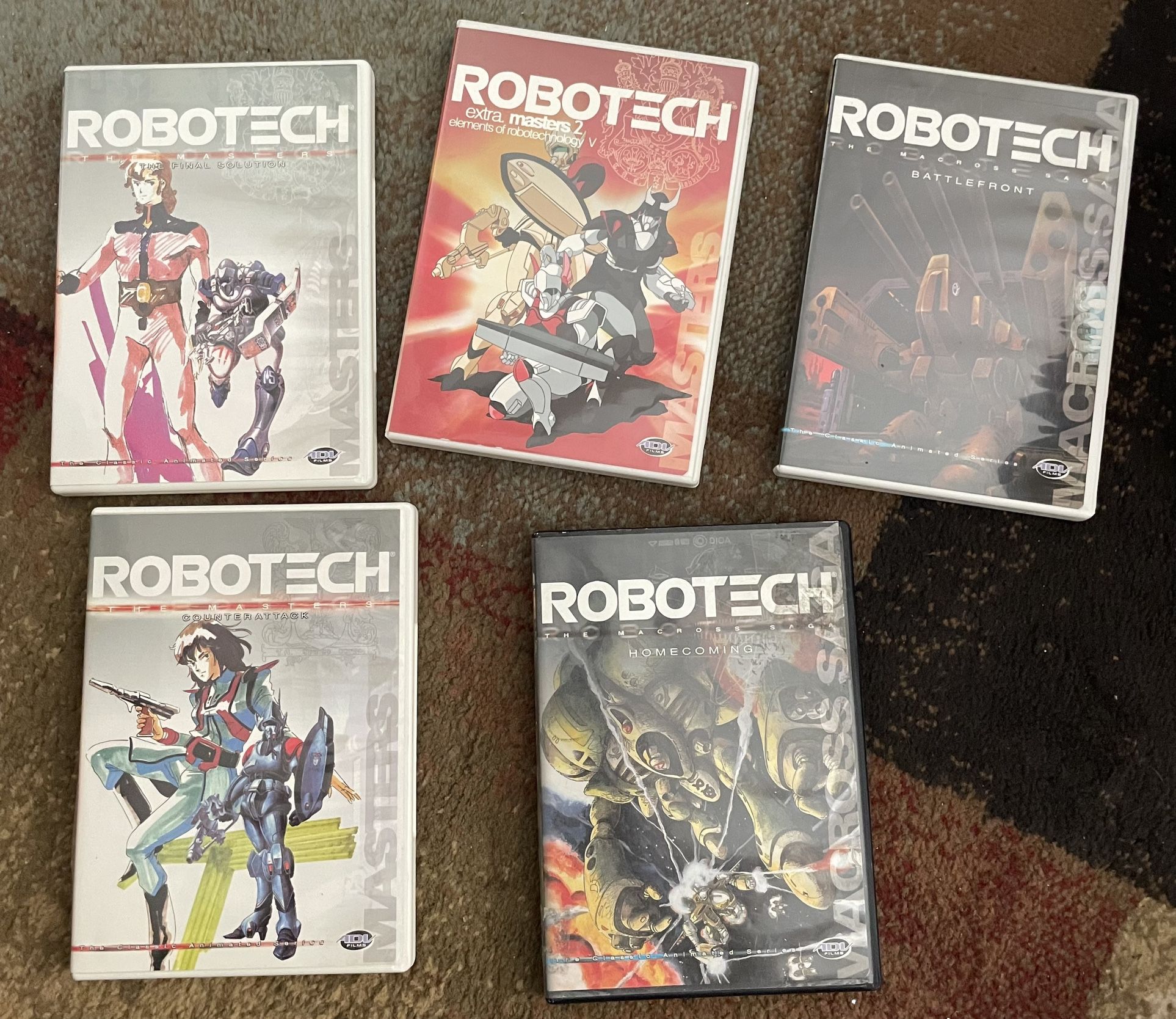 ROBOTECH DVD’s (2001)