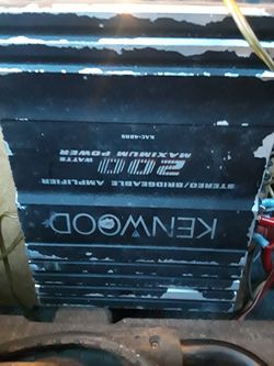 Old-school Kenwood 200w 2chnl