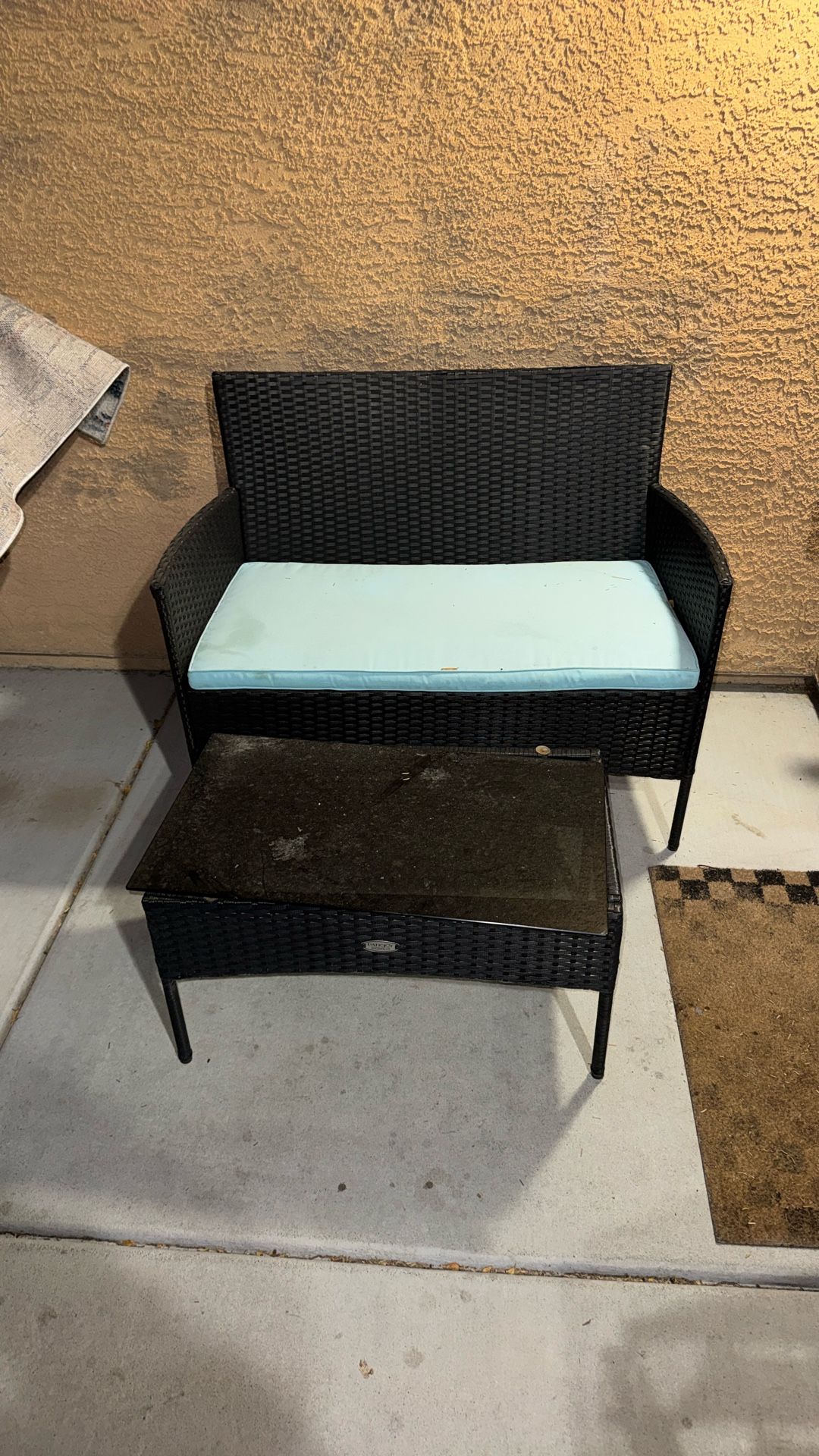 Wicker Patio Furniture 4 Pieces