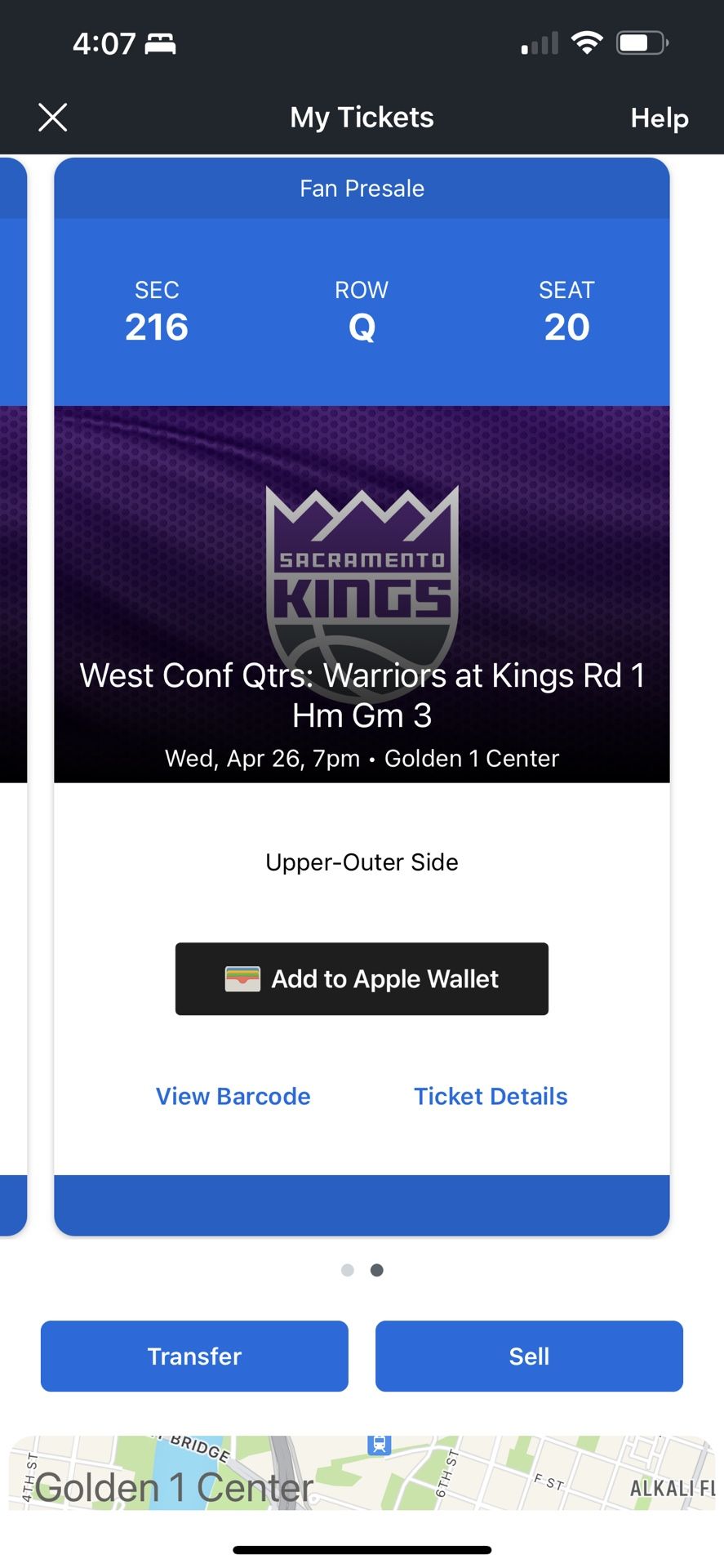 Kings Vs Warriors Tickets 