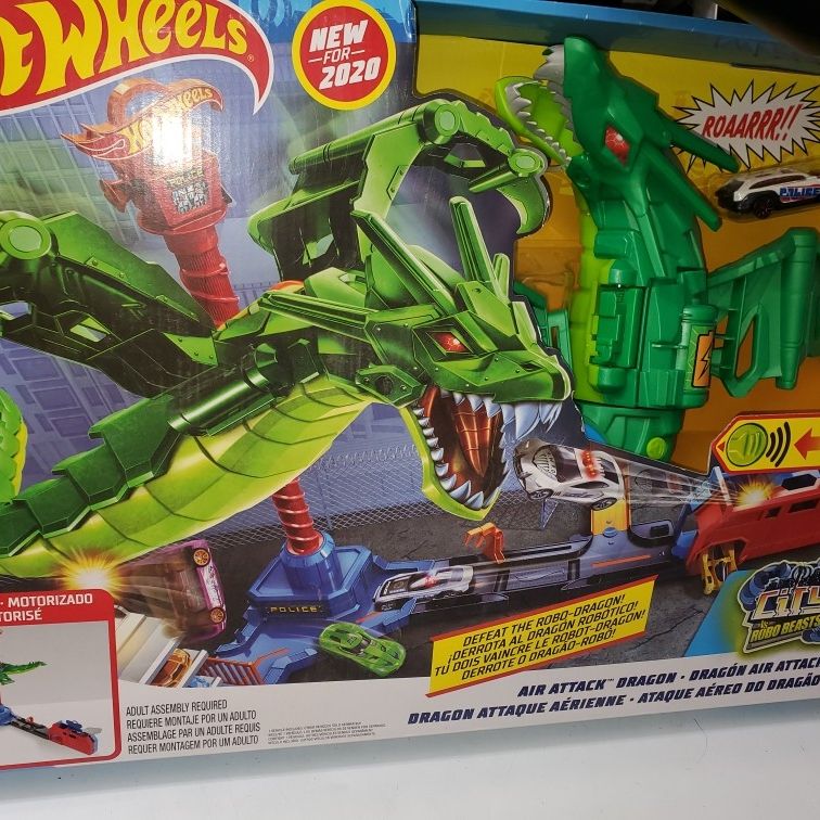 Hot Wheels City Air Attack Dragon