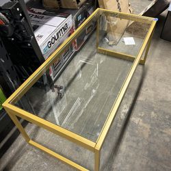 Gold Coffee Table 