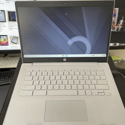 Hp Chrome Book Comes With Cool Fan Stand Adjustable 