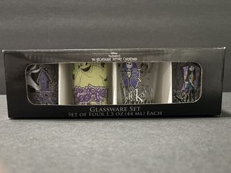 Nightmare Before Christmas shot glass set of four