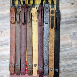 Polyurethane Leather Guitar Straps 