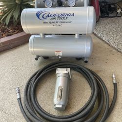California Air Tools 4620AC 2.0 HP Ultra Quiet And Oil-Free 4.6 Gal. Like New