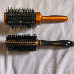 Set Of 2 CONAIR Curling Brushes