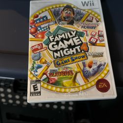 Family Game Night The Game Show 4 Wii