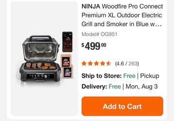 Ninja XL Pro Wood chip grill