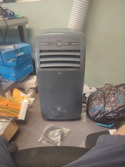 LG 12,000 BTU Portable Air Conditioner, likely model LP1220GSR or similar LP12 series.Â