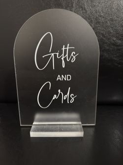 Acrylic Wedding Signs