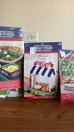 Baseball party snack deco