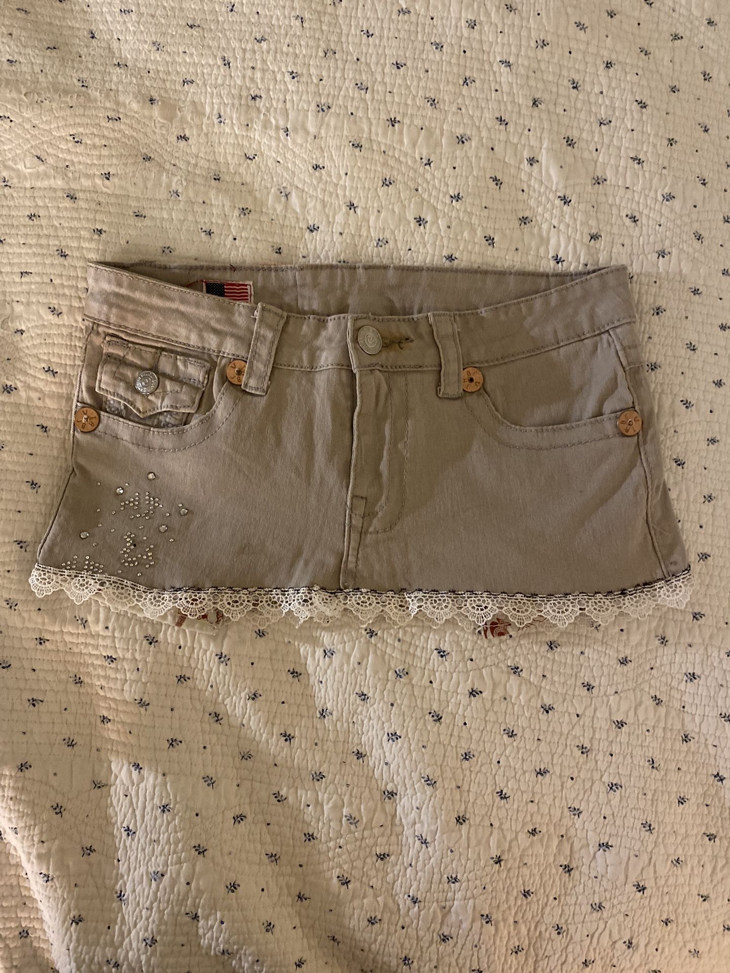 True Religion Mini Skirt