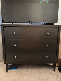Moving Sale: Mid Century 3 Drawer Dresser from DwellStudio