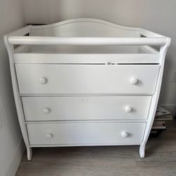 White Baby Dresser 