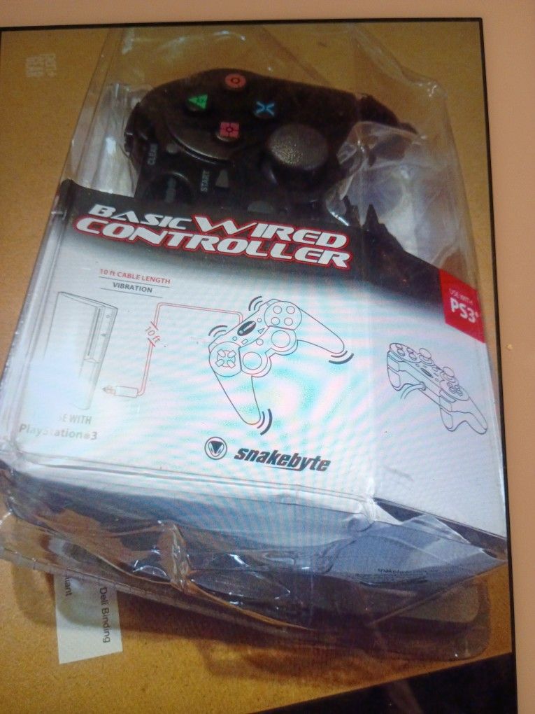 SNAKE BYTE WIRED CONTROLLER FOR PLAYSTATION 3