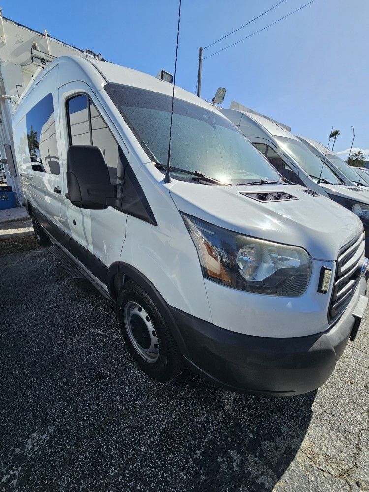 2017 Ford Transit T-250 is a mid-roof cargo van, purpose-built for commercial operations requiring secure storage and upfitting for tools
