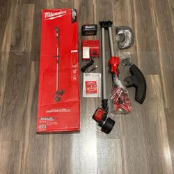 Milwaukee M18 Brushless 18V 16 in. Cordless Battery Powered String Trimmer Kit with 6.0 Ah High Output Battery and Charger