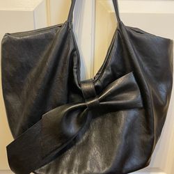 Big Bow Vegan Leather Bag / Purse