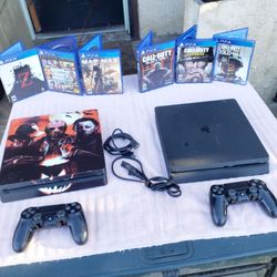 $230! 1 Playstation 4 Slim PS4 1,000GB 1TB, 3 Any Games yes any 3 Games & 1 New controller original. Or both $450! Both PS4 combos. Trade are welcome