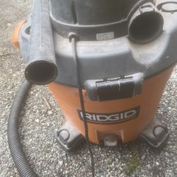 Rigid Wet/dry Vacuum  16 Gallon WORKS LIKE NEW!