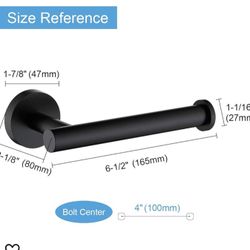 toilet paper holder brand new matte black