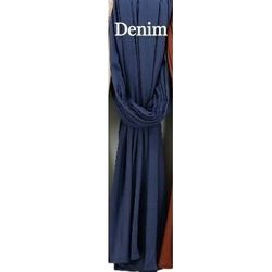 Womens Denim Blue Premium Jersey Hijab