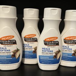 NOW $11.99 (PACK OF 4) PALMER’S COCOA BUTTER WITH VITAMIN E BODY LOTION