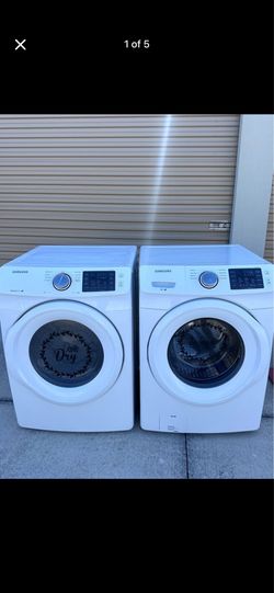 Samsung front load washer and dryer / delivery