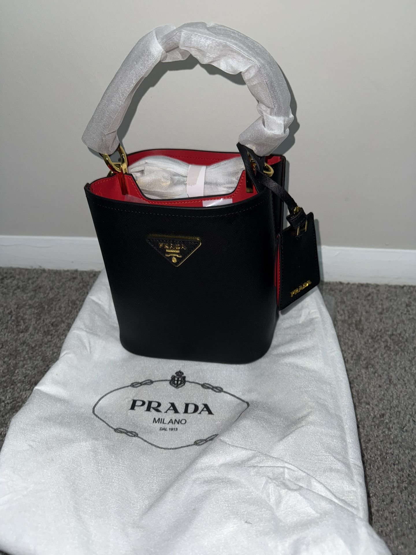 Prada Panier Saffiano Bag