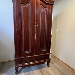 100% Wood Armoire