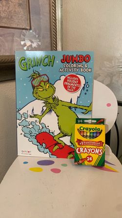 The GRINCH Coloring & Activity Book With Crayons