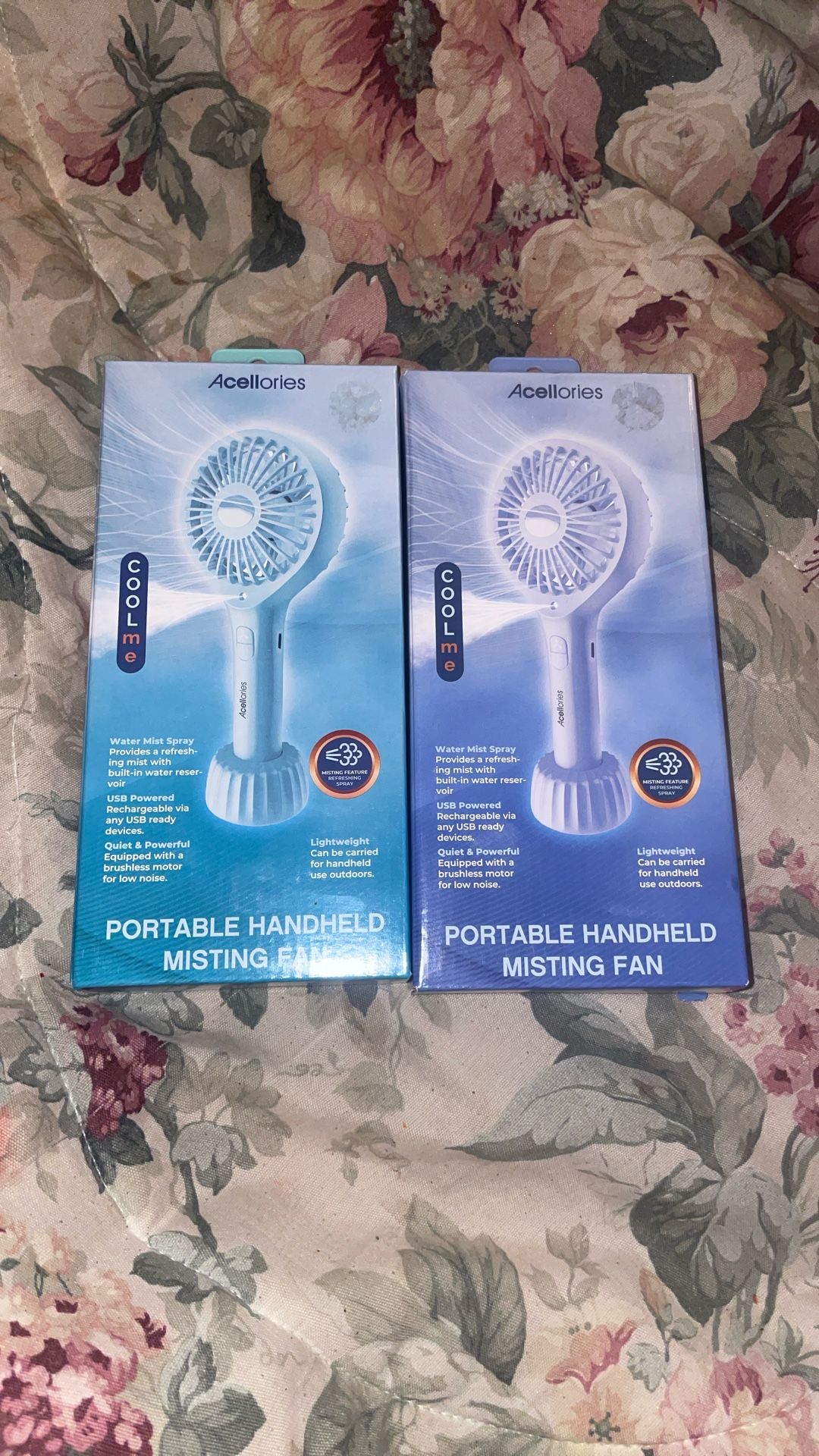 Portable Handheld Misting Fan 