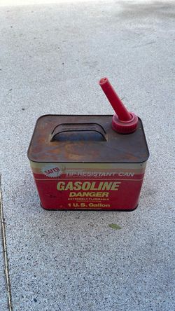 Gas can metal 1 gallon