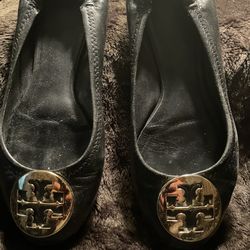 Black Tory Burch Flats - Size 7 