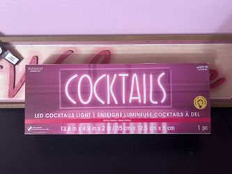 COCKTAILS Neon Lights Sign
