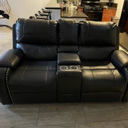 Leather couches 