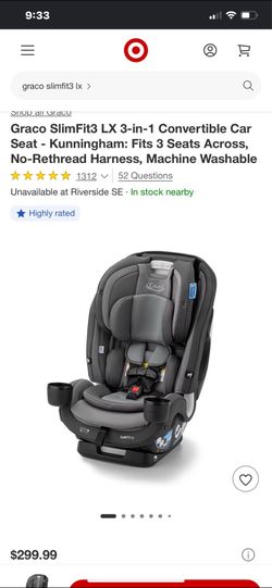 Graco slim fit 3 in 1