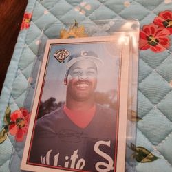 Chicago White Sox Daryl Boston 1989 Bowman Error Baseball Card 