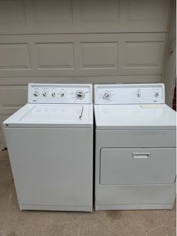 Washer and dryer set