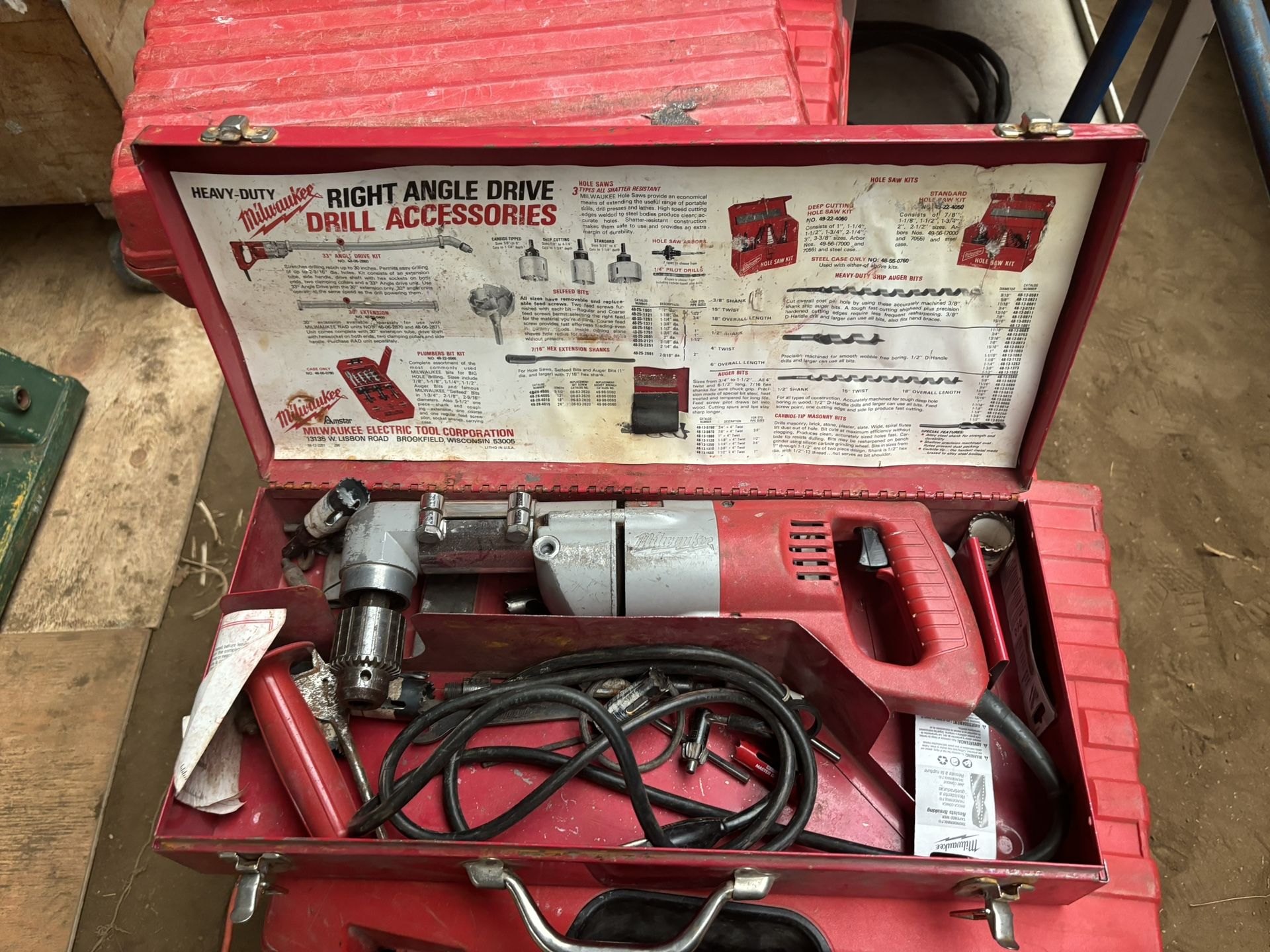 Milwaukee Right Angle Drill