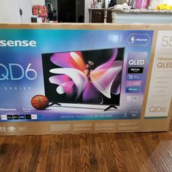 Hisense 55"  QLED LED TV 120hz Refresh Rate - BRAND NEW
