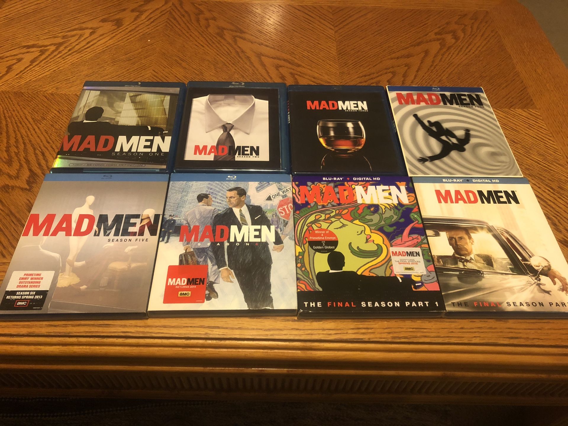 The Complete 7 Seasons Of Mad Men on Blu Ray