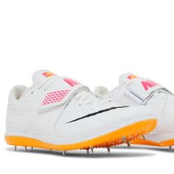 Nike High Jump Elite Jumping Spikes White/Pink Size Men's 8=Wmn's 9.5 806561 102